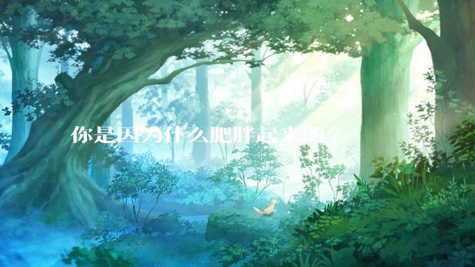 你是因为什么肥胖起来的?