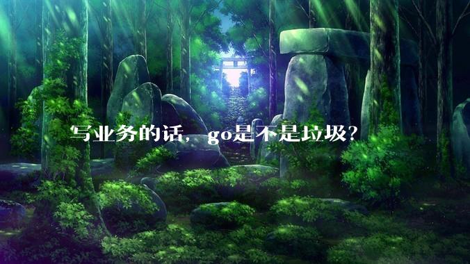 写业务的话，go是不是垃圾？